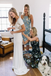 Sheath Deep V-neck Open-back Short Sleeves Wedding Dresses, WD0501