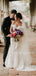 Mermaid Off-shoulder Backless Lace Appliques Wedding Dresses, WD0503