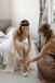 A-line V-neck Long Sleeves Illusion Lace Wedding Dresses, WD0506