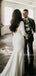 Mermaid Beaut Neck Long Sleeves Backless Wedding Dresses, WD0511