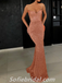 Sexy Charming Sequin Spaghetti Straps V-Neck Mermaid Long Prom Dresses,SFPD0264