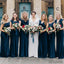 Mismatched Bridesmaid Dresses, Modern Bridesmaid Dresses, Long Bridesmaid Dresses, PD0402