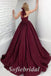Elegant Sequin Tulle Halter Sleeveless A-Line Long Prom Dresses/ Ball Gown,SFPD0624