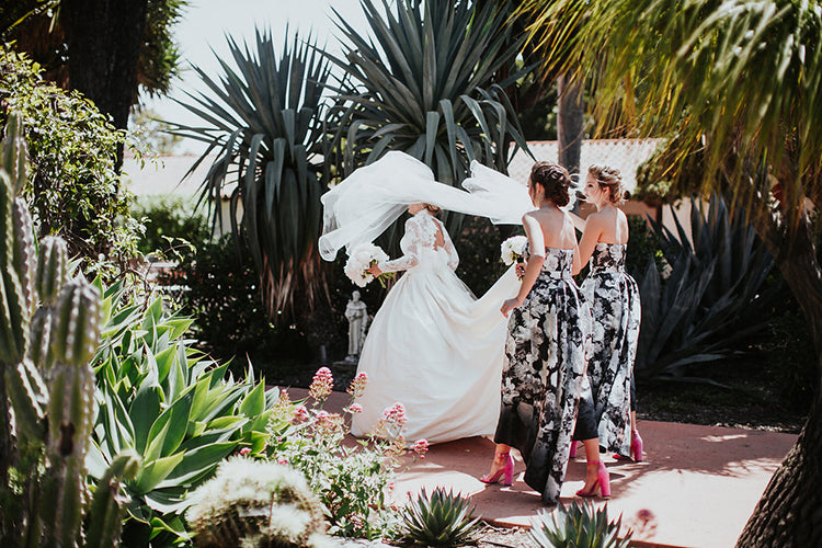 High Neck Long Sleeves Lace Satin Wedding Dresses, WD0288