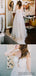 Ivory Tulle Long A-line Simple Elegant Wedding Dresses, WD0289