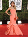 Mermaid Strapless Sweetheart Long Prom Dresses With Ruffles, PD1003