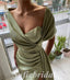 Sexy Satin Sleeveless Side Slit Mermaid Long Prom Dresses,SFPD0739