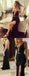 Black Beaded Prom Dresses, Side Slit Prom Dresses, Long Prom Dresses, Cheap Prom Dresses, PD0689