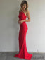 Halter Red Lace Prom Dresses, Mermaid Prom Dresses, Long Prom Dresses, Cheap Prom Dresses, PD0685
