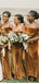 Sheath Off-shoulder Long Velevt Bridesmaid Dresses With Split, BD1061
