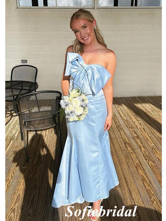 Sexy Soft Satin Sweetheart Sleeveless Mermaid Maxi Prom Dress, PD01156