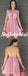 Sexy Tulle Spaghetti Straps V-Neck Open Back A-Line Mini Dresses/ Homecoming Dresses, HD0261