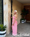 Sexy Pink Sweetheart Side Slit Mermaid Floor Length Prom Dress, PD01037