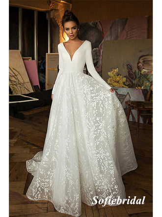 Elegant Mermaid Sweetheart Charming Long Wedding Dresses Online,SFWD0043