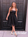 Sexy Black Tulle Sweetheart Sleeveless A-Line Mini Dresses/ Homecoming Dresses, HD0301