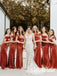 Sexy Velvet Off Shoulder Mermaid Floor Length Bridesmaid Dresses, SFWG00573