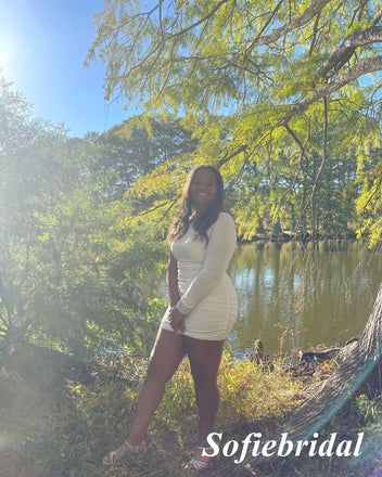 Sexy One Shoulder Long Sleeve Sheath Mini Dresses/ Homecoming Dresses, HD0294