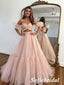 Sexy Two Pieces Sweetheart A-Line Long Prom Dresses, PD0932
