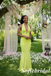 Mismatched Lime Green Ruched Mermaid Bridesmaid Dress for Wedding Guest, SFWG00636