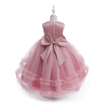 Spaghetti Straps Little Wedding Guest Tulle Unique A-line Flower Girl Dresses With Flower, FGS0042