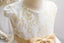 Little Wedding Guest Satin Unique A-line Flower Girl Dresses With Lace Applique, FGS0046