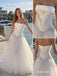 White Jacquard Satin Strapless Square Neck Structured Bodice Ball Gown Floor Length Wedding Dress ,SFWD0106