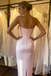 Pink Satin Strapless Bow Detail Midi Cocktail Dress, PD01200