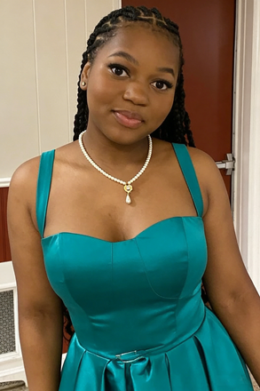 Teal Satin Spaghetti Straps A-Line Maxi Prom Dress, PD01205