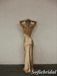 Sexy Champagne Gold Satin Spaghetti Straps Cowl Neck Backless Maxi Formal Dress, PD01268