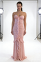 Elegant Chiffon Sweetheart Sleeveless Side Slit Mermaid Maxi Prom Dress/Graduation Dresses With Ruffles, PD01196