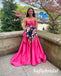 Sweety Satin Sweetheart A-Line Long Prom Dresses, PD0936