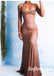 Sexy Chiffon Spaghetti Straps Mermaid Long Prom Dresses With Applique, PD0938