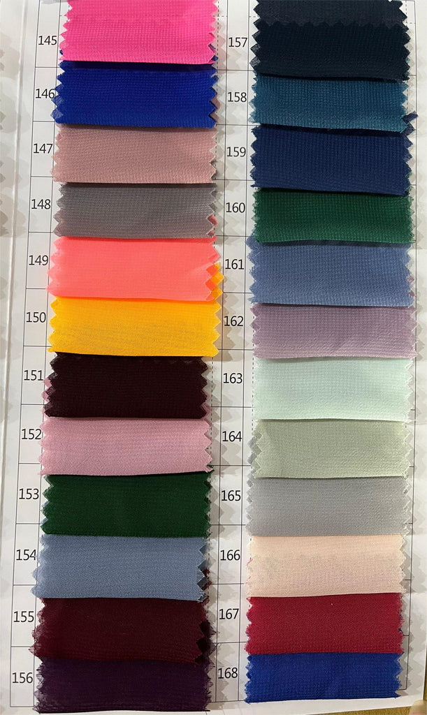 Chiffon Color Fabric Swatch