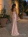 Blush Pink Satin Sweetheart Mermaid Gown With Beaded Corset Bodice & Draped Waist, PD13873