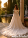 Vintage Lace  Off Shoulder Ball Gown White Wedding Dress, SFWD0088