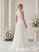 Elegant White Halter Lace A Line Wedding Dress, SFWD0096