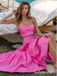 Sexy Sweetheart Two Pieces Sleeveless A-Line Long Prom Dresses, PD0892