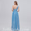 Sexy Blue Special Fabric One Shoulder A-line Side Slit Long Prom Dresses With Beading,SFPD0352