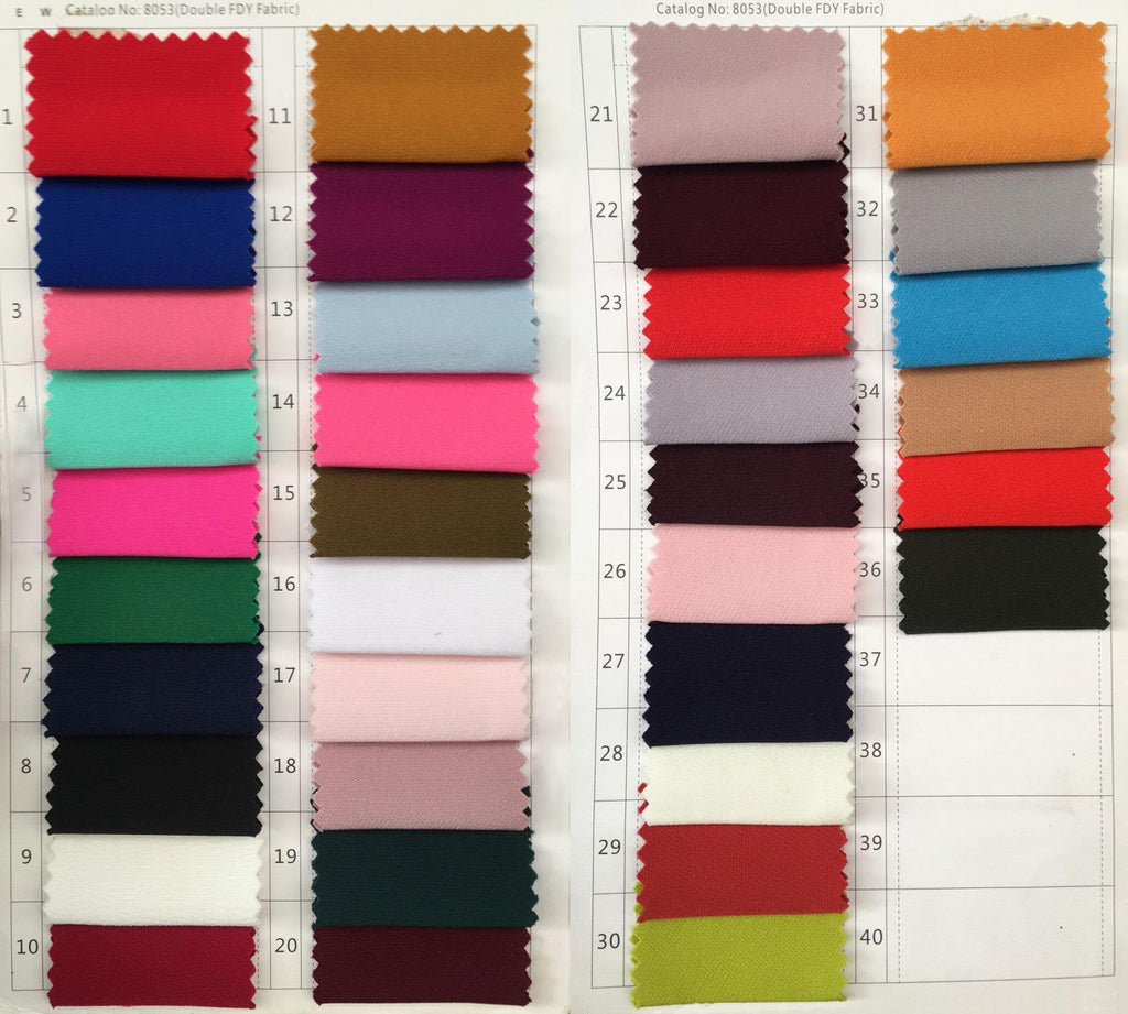 FDY Color Fabric Swatch
