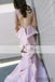 Long Sleeve Lace Satin Mermaid Prom Dresses, Open Back Ruffles Prom Dress, Prom Dresses, PD0431