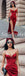 Sexy Soft Satin Spaghetti Srtraps V-Neck Sleeveless Side Slit Mermaid Long Prom Dresses,PD0783