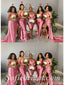 Mismatched Sexy Soft Satin Sleeveless Floor Length Bridesmaid Dressses, SFWG00462