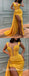 Sexy  Sequin Satin Spaghetti Straps V-Neck Sleeveless Mermaid Long Prom Dresses,SFPD0391