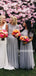 Elegant Scoop-neck Sequin Tulle Simple Long Bridesmaid Dresses,SFWG00396