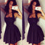 Black halter simple sexy style homecoming prom dresses, Little black dresses, SF0043