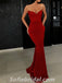 Sexy Charming Sequin Spaghetti Straps V-Neck Mermaid Long Prom Dresses,SFPD0264