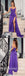 Sexy Purple Satin Sweetheart V-Neck Sleeveless Side Slit Mermaid Long Prom Dresses ,SFPD0399