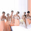 Beatiful Junior Young Girls Halter Sweet Heart Chiffon Inexpensive Long Bridesmaid Dresses for Wedding Party, WG145