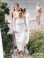 Sexy Straight Mermaid Long Sleeve Wedding Dresses Online,SFWD0034
