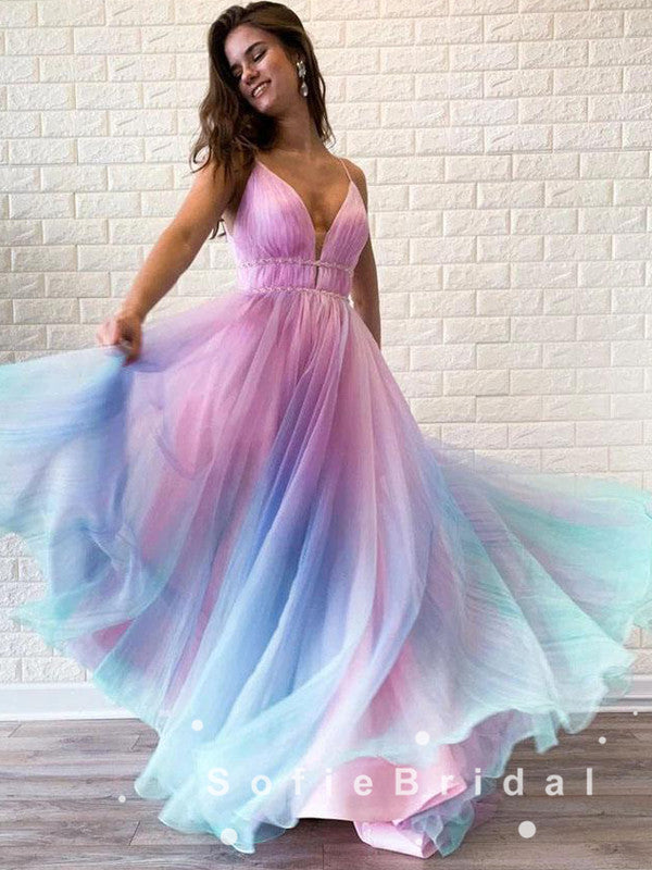 Ombre chiffon maxi dress Clearance